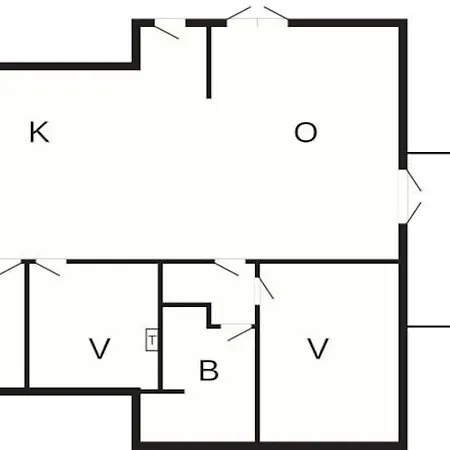 Three-bedroom In 3 * 칼룬드보르그